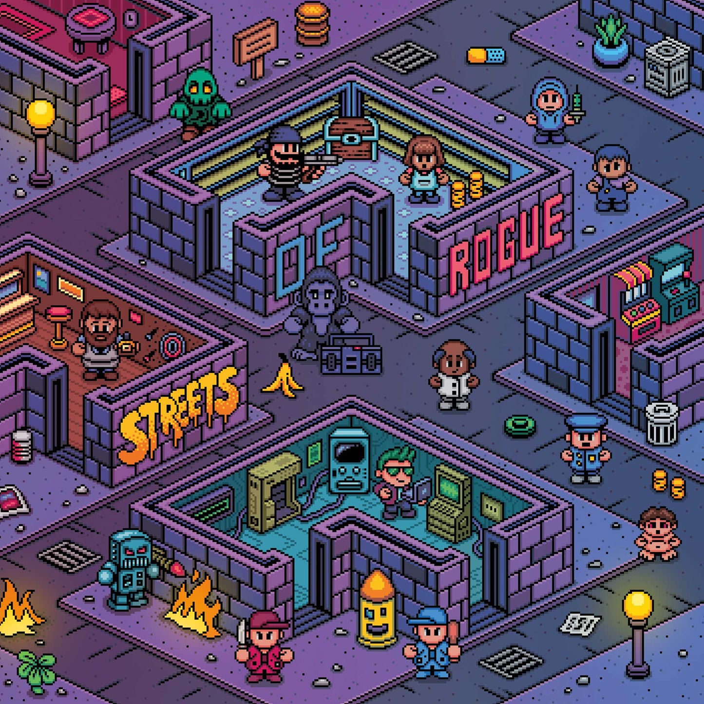 Streets Of Rogue (Original Game Soundtrack) [Vinyl] Vinyl Record