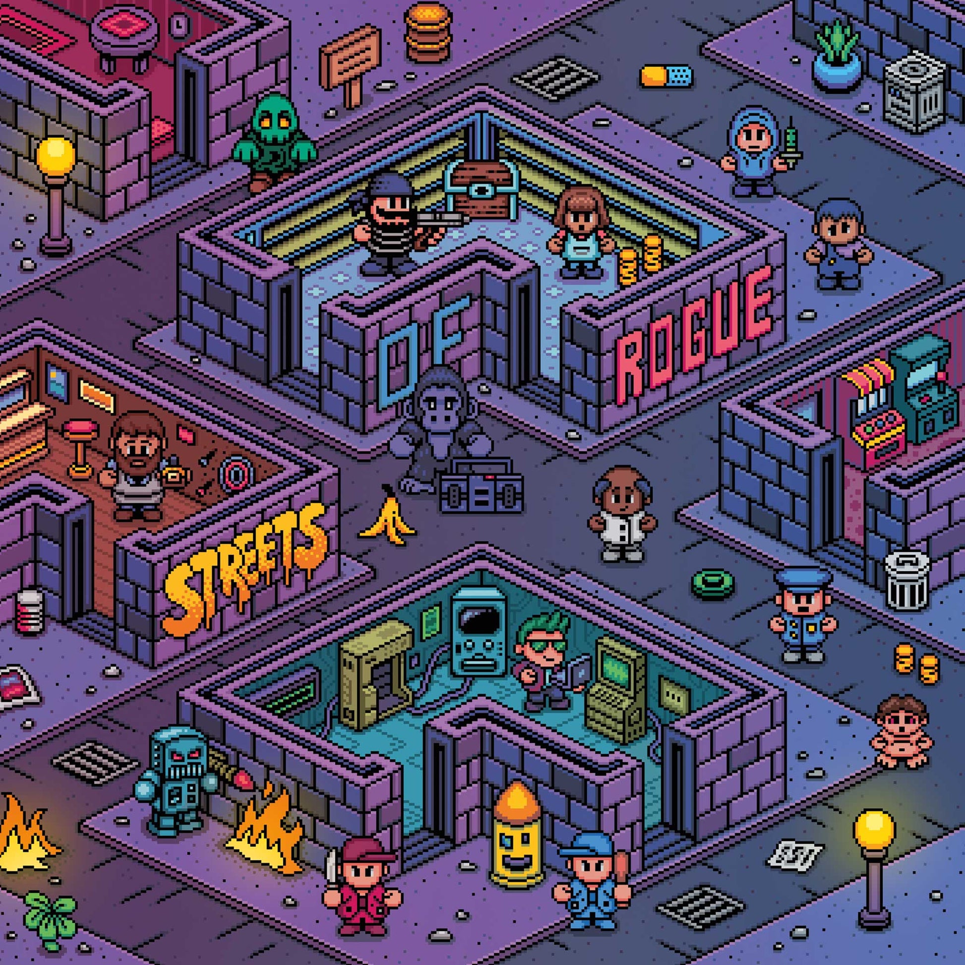 Streets Of Rogue (Original Game Soundtrack) [Vinyl] Vinyl Record