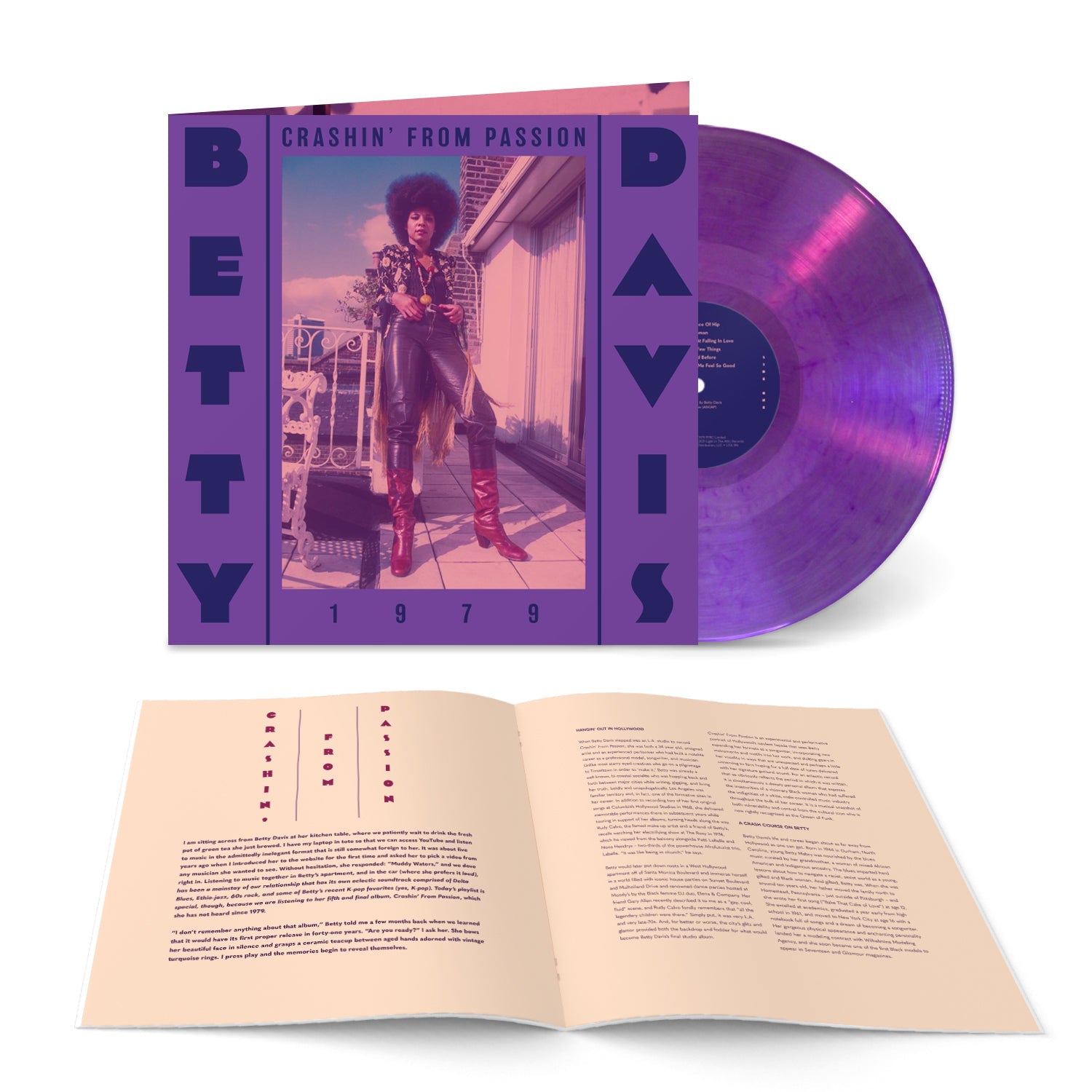 Betty Davis - Crashin' From Passion (Ltd Purple) [Vinyl] Vinyl Record