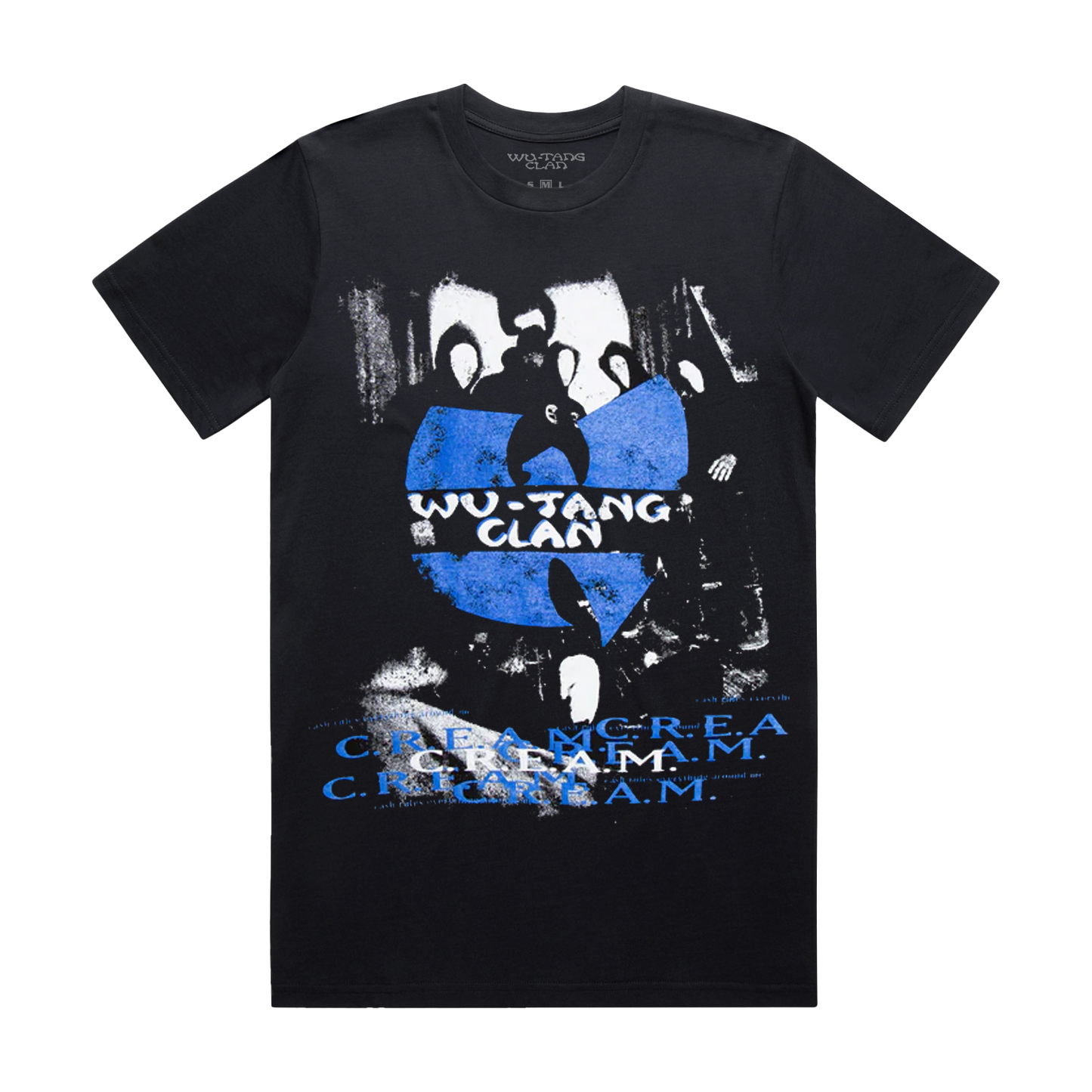 Wu-Tang Clan Officially Licensed C.R.E.A.M. Mens T Shirt Black