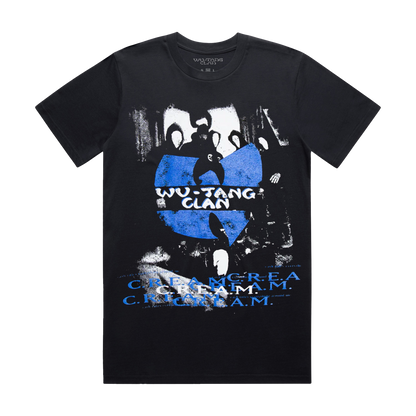 Wu-Tang Clan Officially Licensed C.R.E.A.M. Mens T Shirt Black