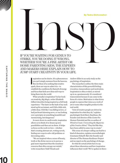 Igniting Creativity - Feel Your Power: Secrets Of Awe & Inspiration, How To Be Original, A Space Of Your Own, Peak Performance, Build Teams, Collaborate, Take A Creative Personality Test & More!