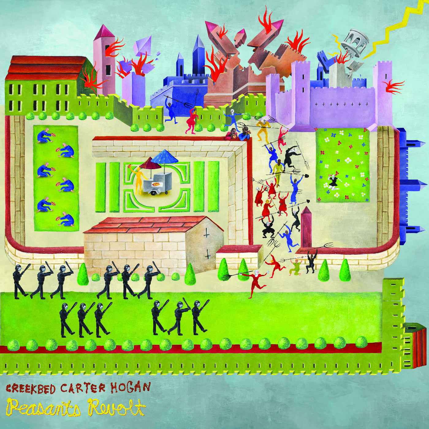Creekbed Carter Hogan - Peasants Revolt (Lime Green Vinyl) [Vinyl] Vinyl Record
