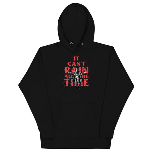 The Crow It Can't Rain All the Time Mens Hoodie Black