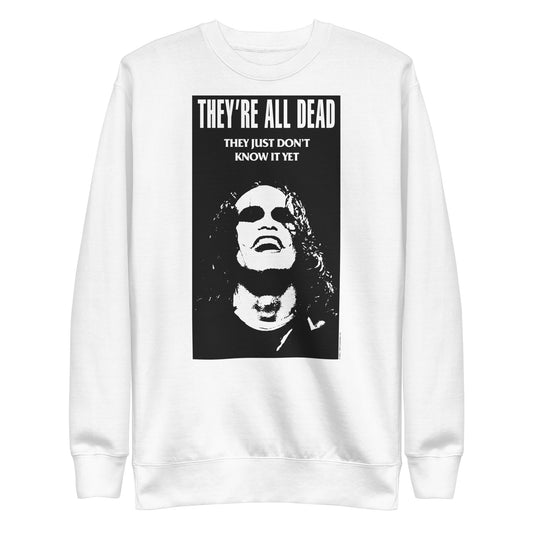 The Crow Dead Movie Poster Mens Sweatshirt White