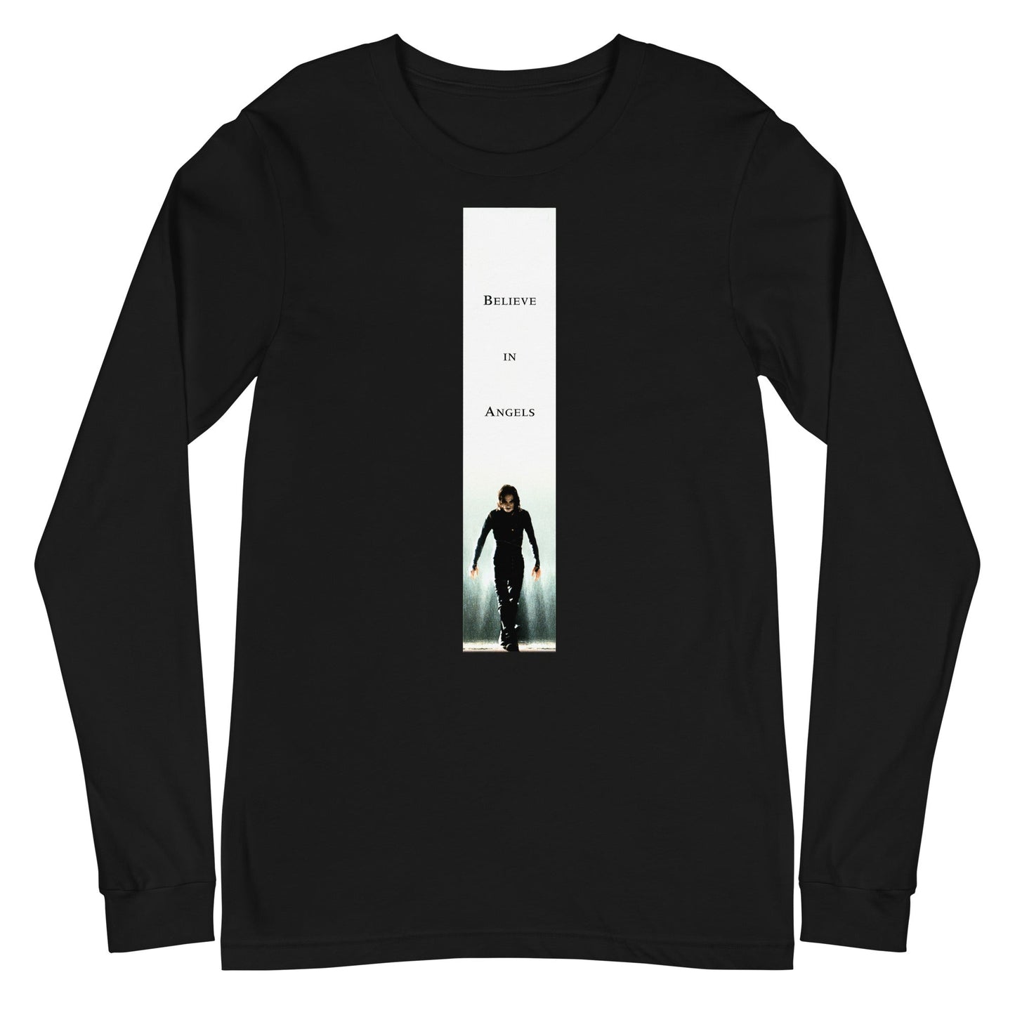 The Crow Crime Noir Mens Long Sleeve Shirt Black