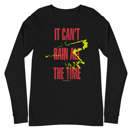 The Crow Can't Rain Mens Long Sleeve T Shirt Black