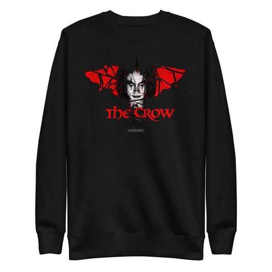 The Crow Crow Wings Mens Sweatshirt Black