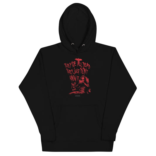 The Crow Do They Know? Mens Hoodie Black