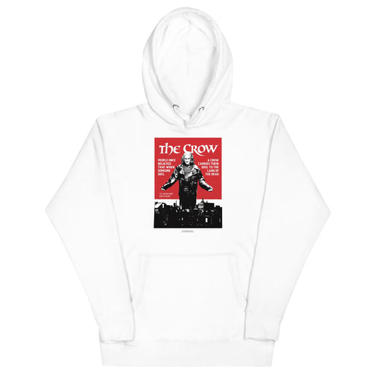 The Crow Movie Poster Mens Hoodie White