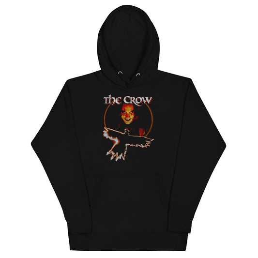 The Crow Flying Mens Hoodie Black