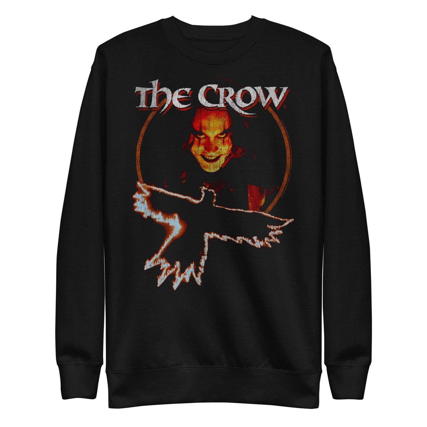 The Crow Flying Mens Sweatshirt Black