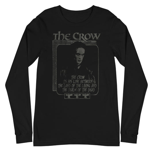 The Crow Eulogy Mens Long Sleeve Shirt Black