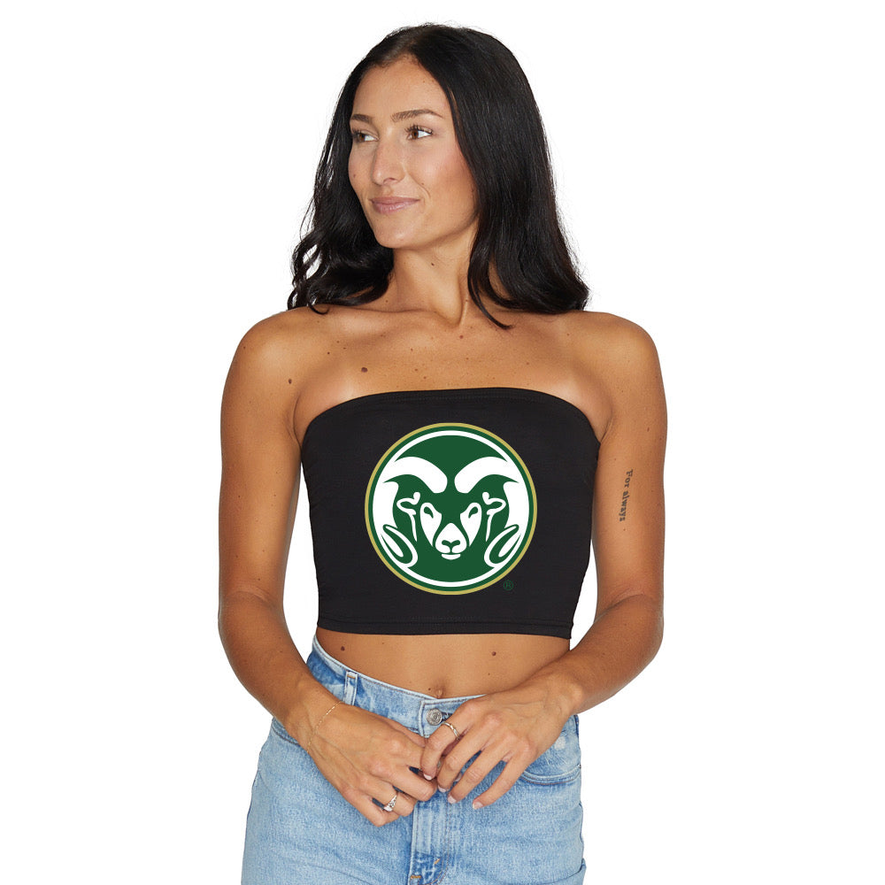 Colorado State Black Womens Tube Top Officially Licensed