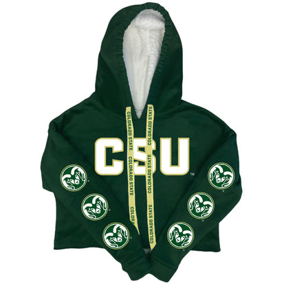 Colorado State Varsity Furry Womens Hoodie Officially Licensed