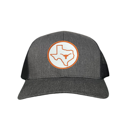 Texas Longhorns Circle State with Steer Head / Hats / 044 / UT9038 / KC Hat