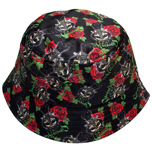 Cypress Hill Skulls & Roses Pattern Hat