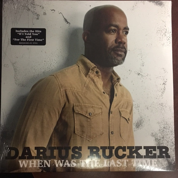 Darius Rucker - When Was The Last Time - LP Vinyl Record
