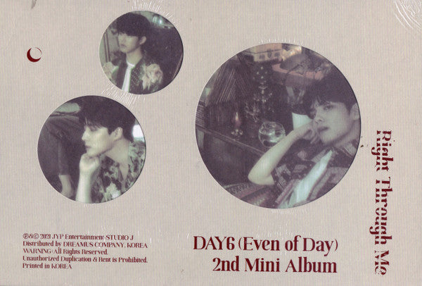 Day6 (Even Of Day) - Right Through Me Music CD