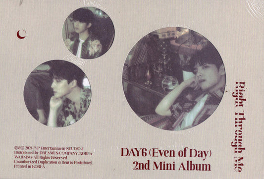 Day6 (Even Of Day) - Right Through Me Music CD