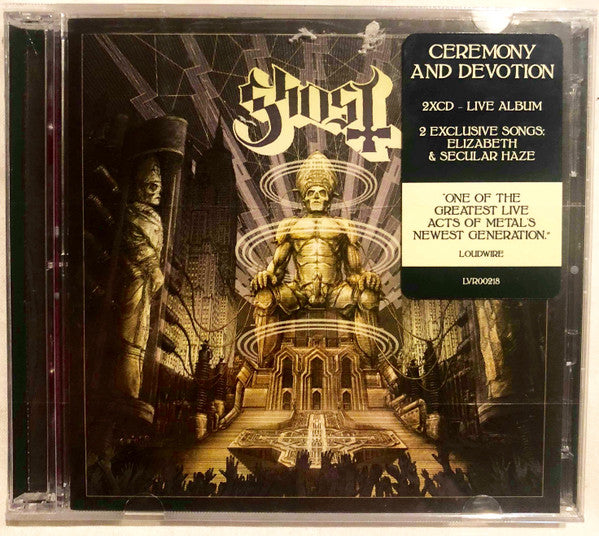 Ceremony & Devotion (2CD) Music CD