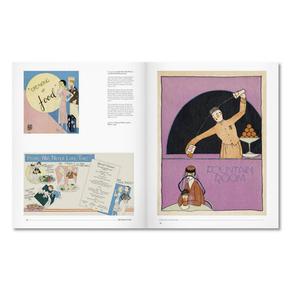 Menu Design in America (German, French, English) Book