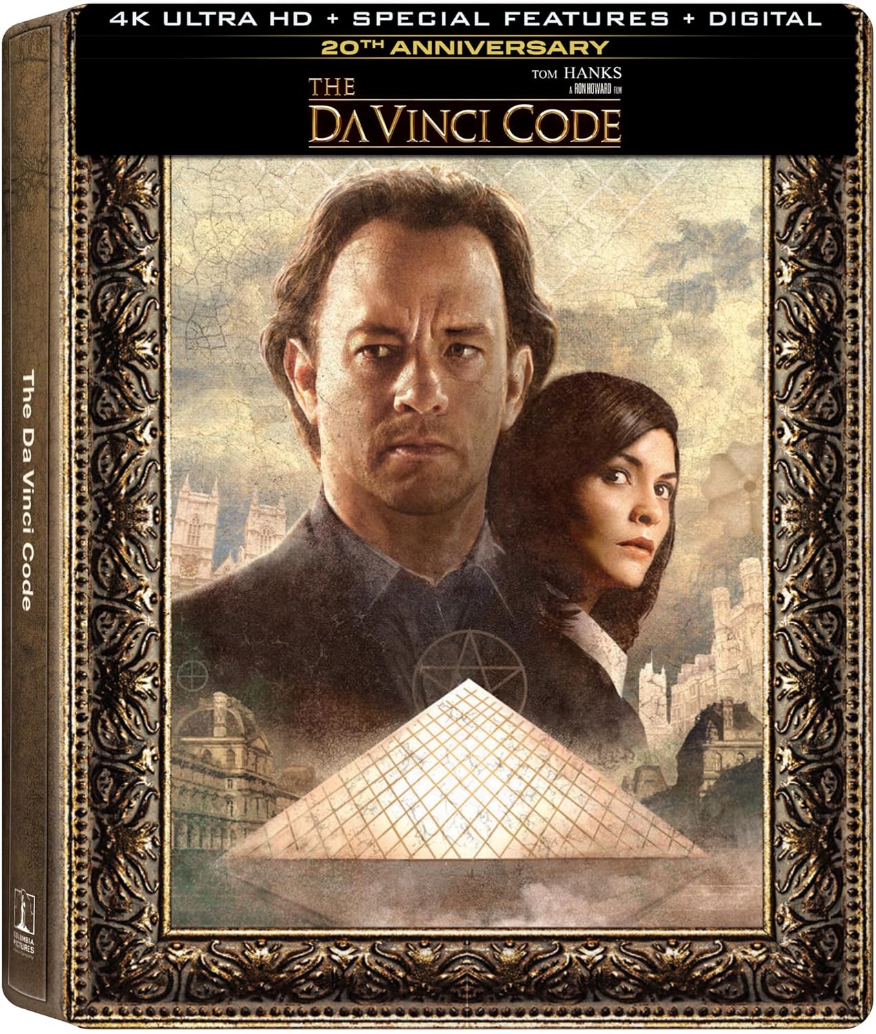 The Da Vinci Code - 20th Anniversary Limited Edition Steelbook (4K Ultra HD + Blu-ray + Digital)