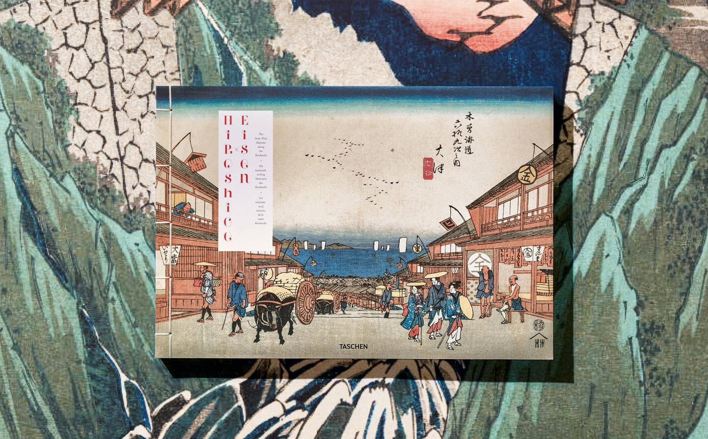 Hiroshige & Eisen. The Sixty-Nine Stations along the Kisokaido (German, French, English) Book