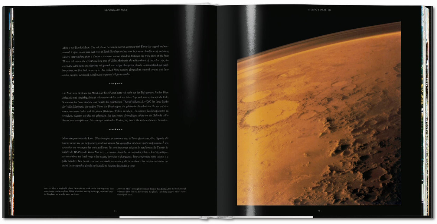 Mars. Photographs from the NASA Archives (German, French, English) Book