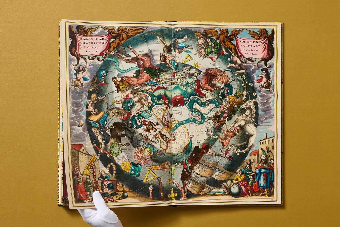 Cellarius Atlas (German, French, English) Book