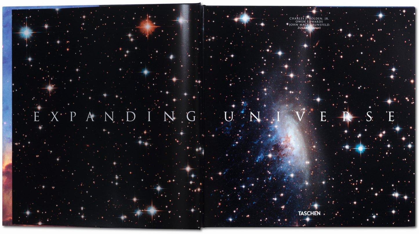 Expanding Universe. The Hubble Space Telescope (German, French, English) Book