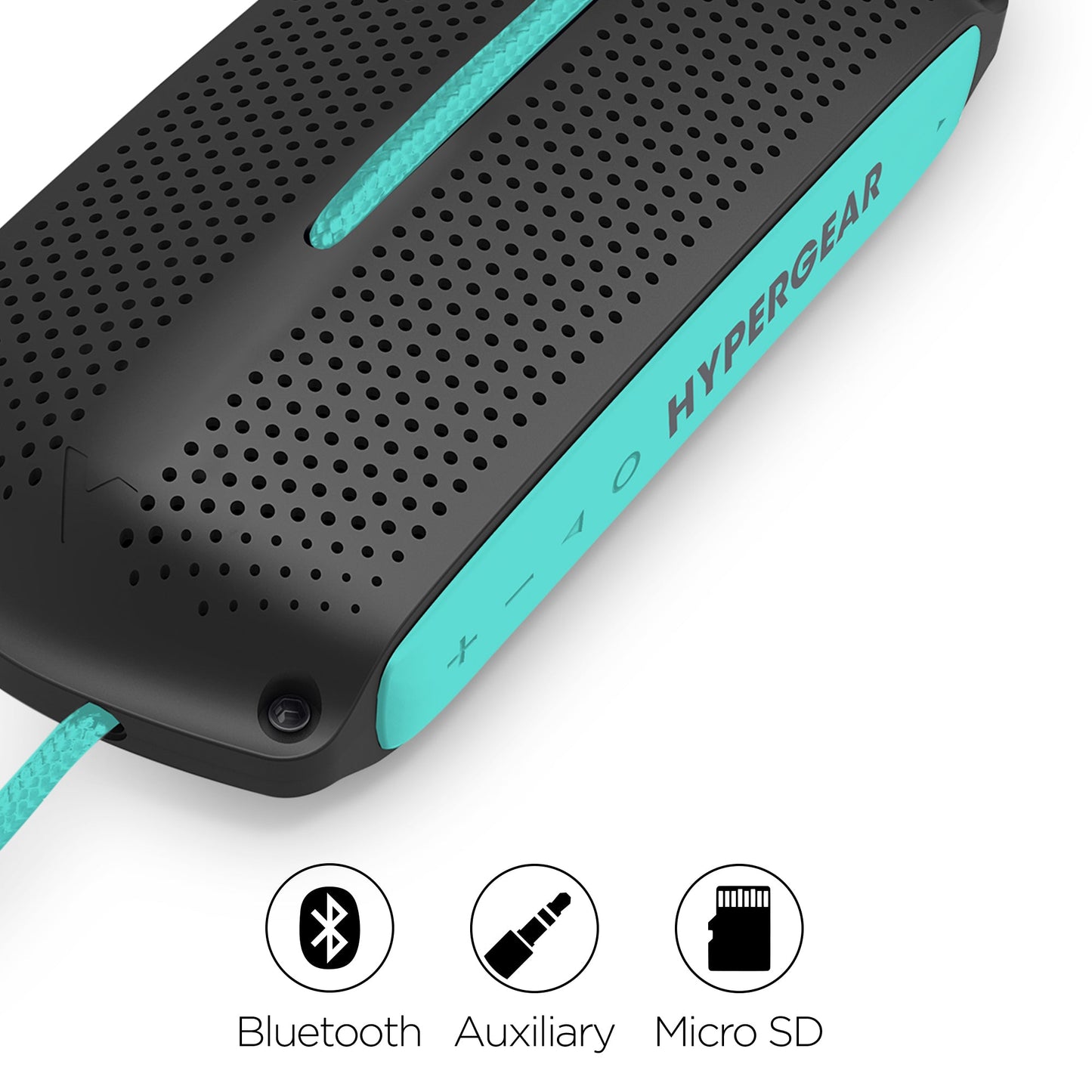 HyperGear Wave Water Resistant Wireless Speaker with Extended Battery Life (WATER-PRNT)