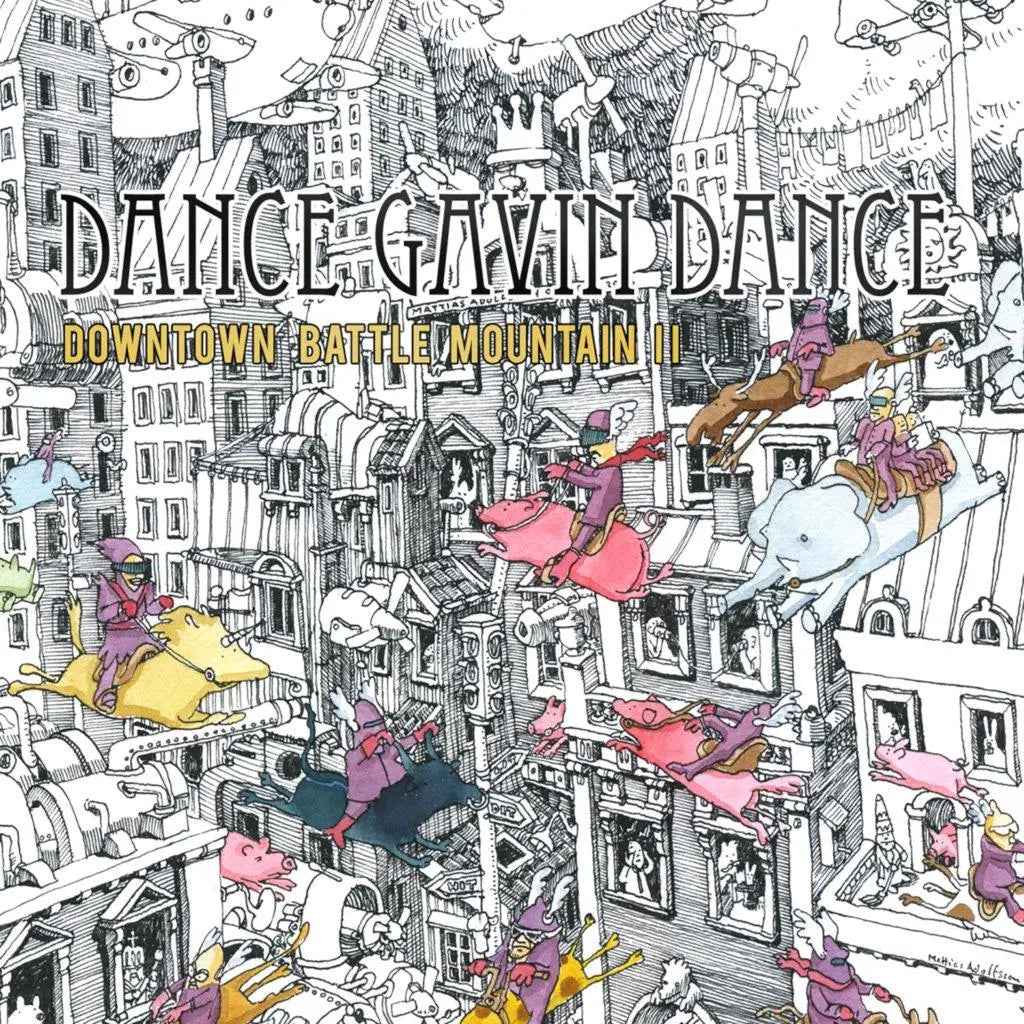 Dance Gavin Dance - Downtown Battle Mountain Ii (15Th Anniversary) [Light Blue Glitter LP] [Vinyl] Vinyl Record