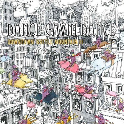 Dance Gavin Dance - Downtown Battle Mountain Ii (15Th Anniversary) [Light Blue Glitter LP] [Vinyl] Vinyl Record