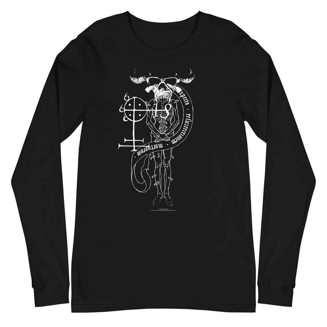 Danzig Skulleton Mens Long Sleeve T Shirt Black