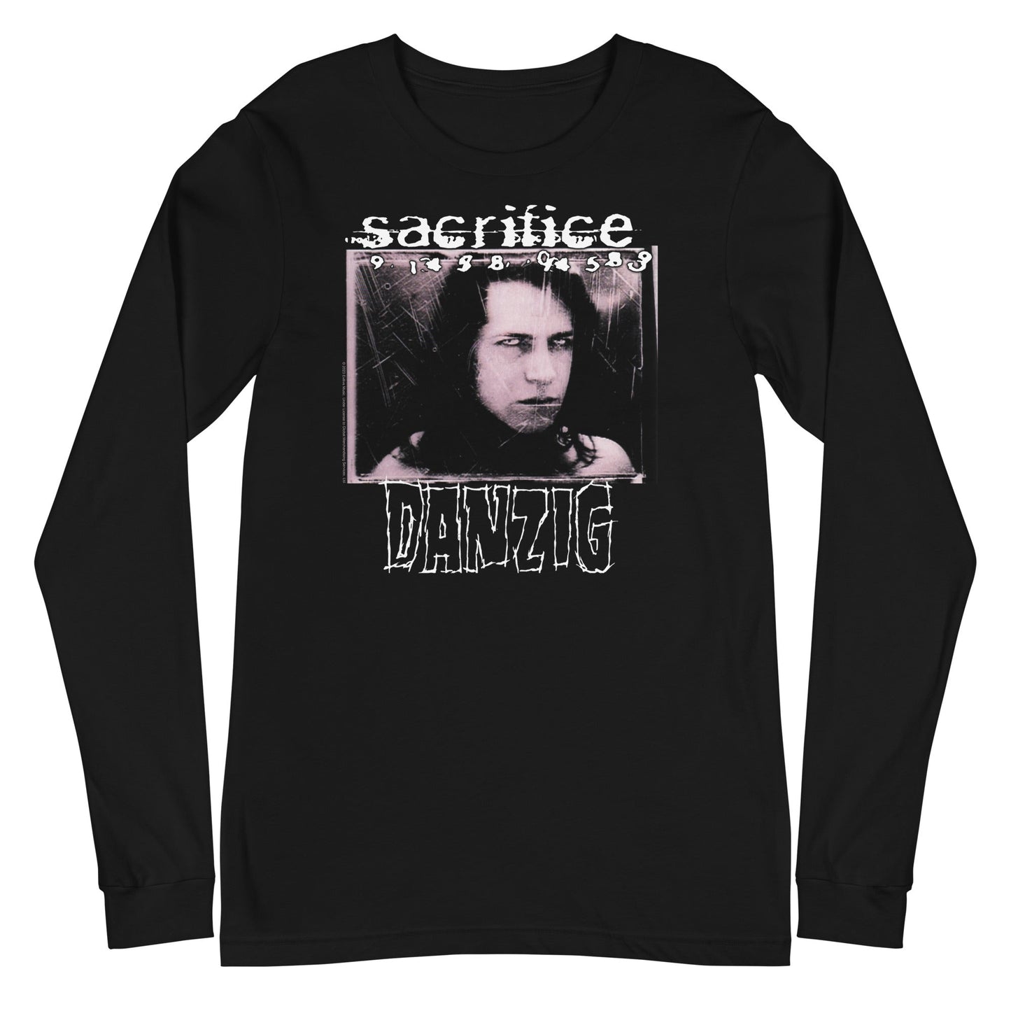 Danzig Sacrifice Mens Long Sleeve T Shirt Black