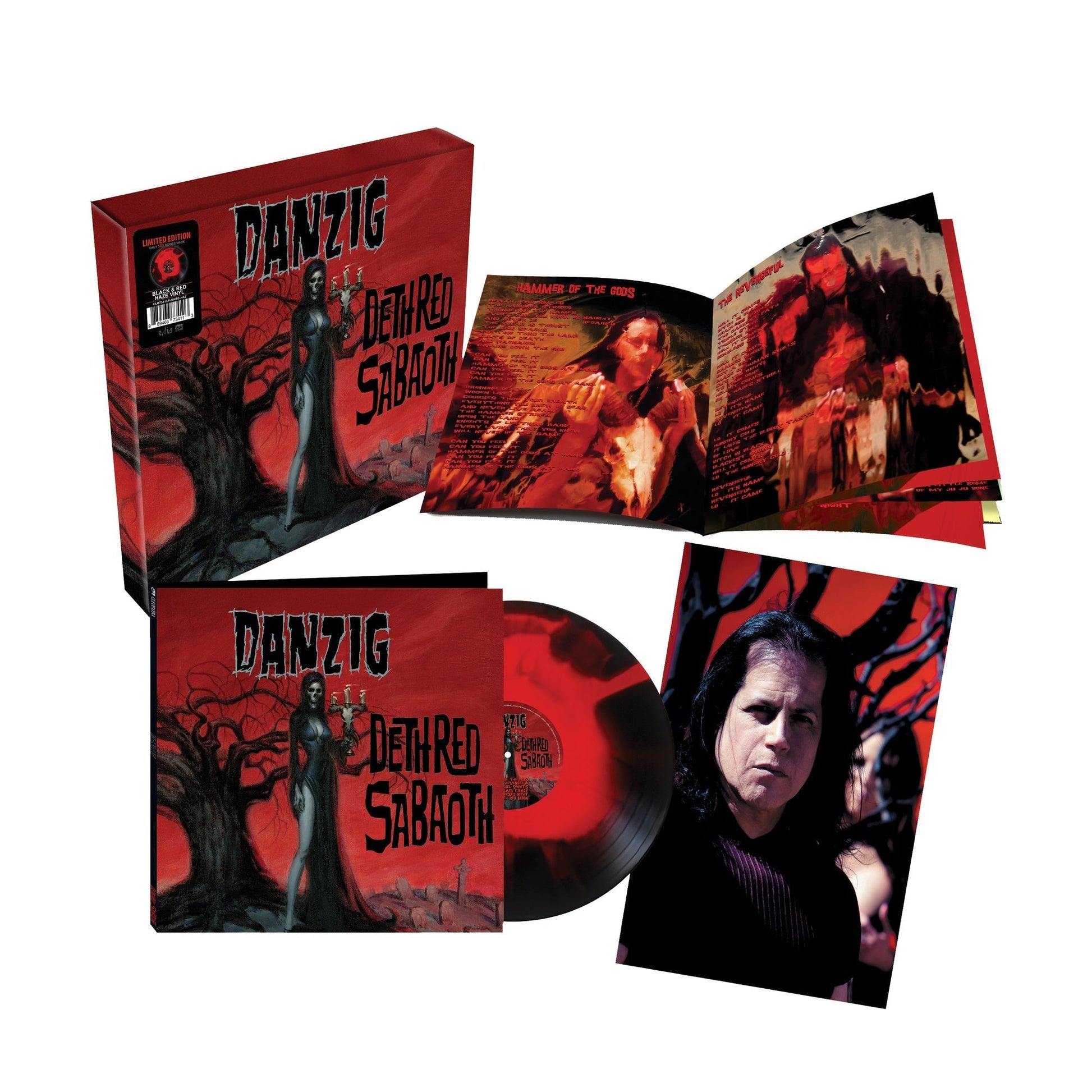 PRE-ORDER Danzig - Deth Red Sabaoth (Limited Edition Box Edition) [Black/Red/Yellow Haze/Splatter Vinyl] [Vinyl] Vinyl Record