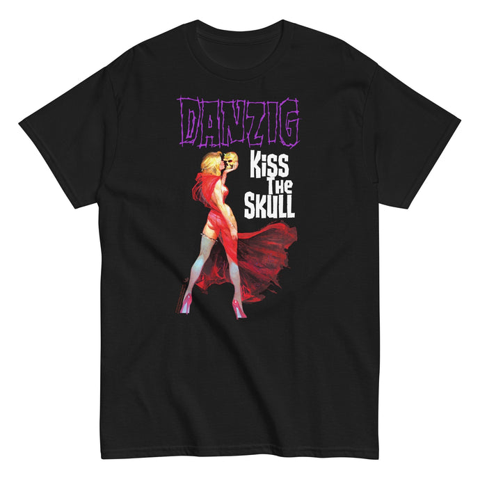 Danzig Kiss The Skull Mens T Shirt Black