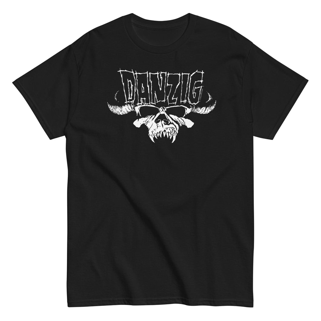 Danzig Logo Skull Mens T Shirt Black