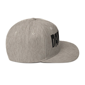 Danzig Logo Snapback Hat Grey