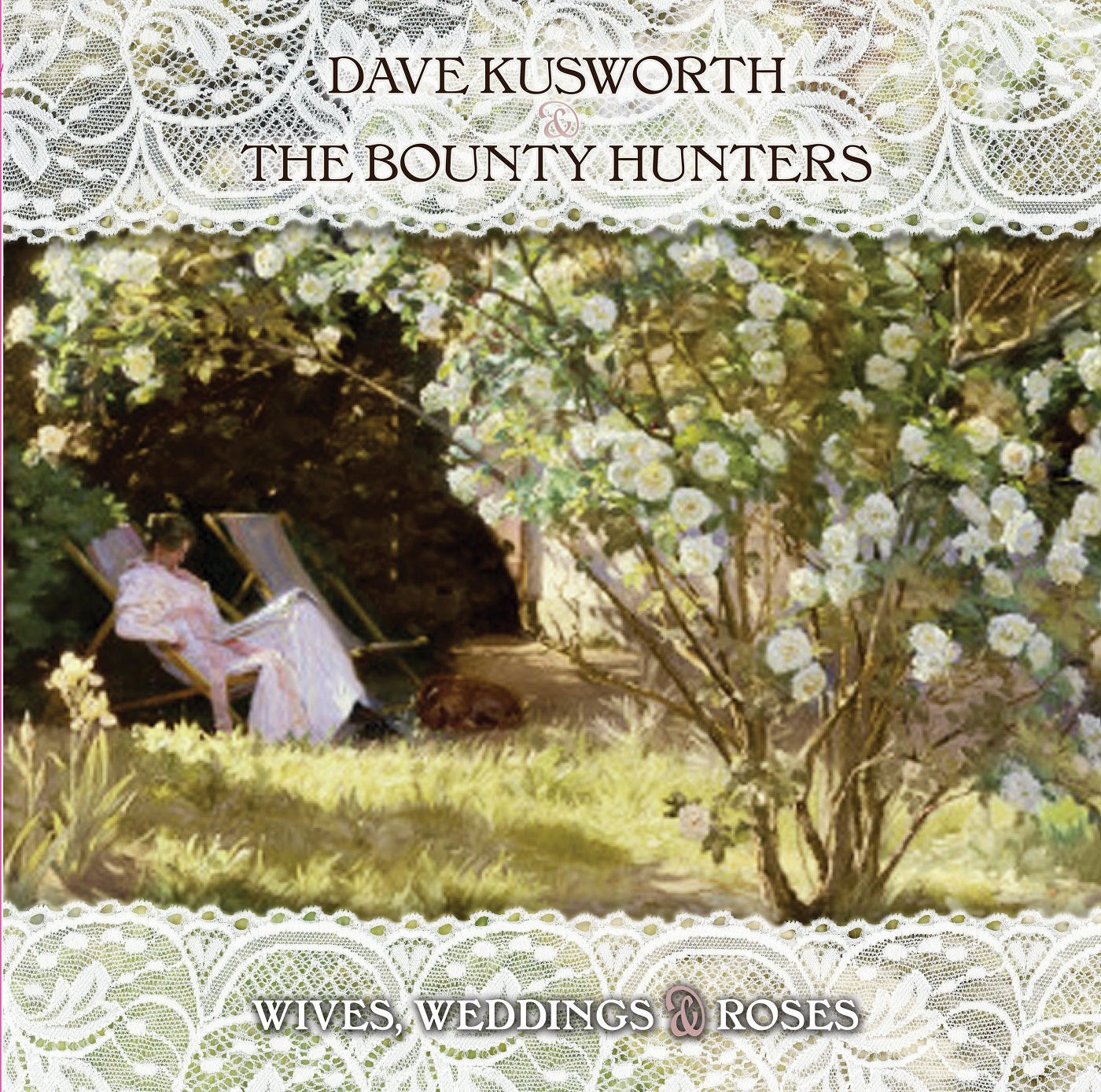 Dave & The Bounty Hunters Kusworth - Wives Weddings & Roses (WHITE VINYL) Vinyl Record