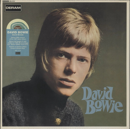 David Bowie (Limited Edition, Cream & Green Swirl Colored Vinyl) (2 Lp's) Vinyl Record