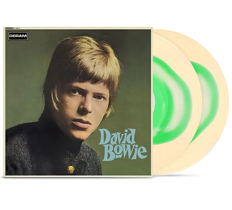 David Bowie (Limited Edition, Cream & Green Swirl Colored Vinyl) (2 Lp's) Vinyl Record