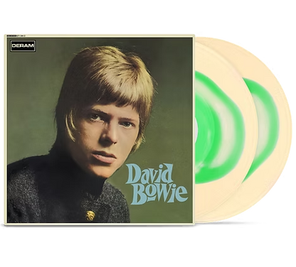 David Bowie (Limited Edition, Cream & Green Swirl Colored Vinyl) (2 Lp's) Vinyl Record