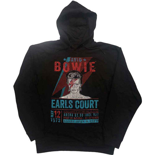 David Bowie Earls Court Hoodie Black