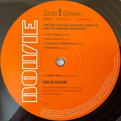 David Bowie The Rise And Fall Of Ziggy Stardust And The Spiders From Mars Vinyl Record