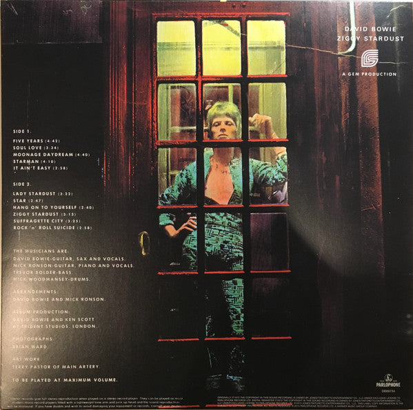 David Bowie The Rise And Fall Of Ziggy Stardust And The Spiders From Mars Vinyl Record