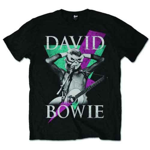 David Bowie Thunder Mens T Shirt Officially Licensed