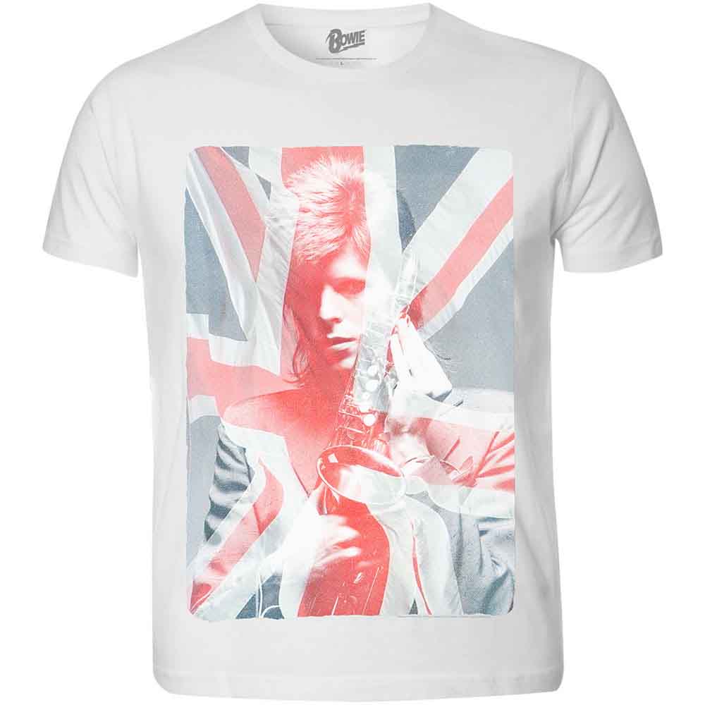 David Bowie Union Jack & Sax [T-Shirt]