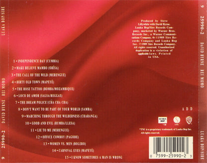 David Byrne – Rei Momo (Import CD)
